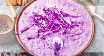 La ricetta per preparare la vellutata viola con gusto bicolore: i trucchi dello chef!