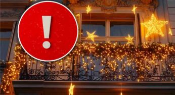 Prima di addobbare il balcone per Natale informati bene: potresti ricevere anche una sanzione
